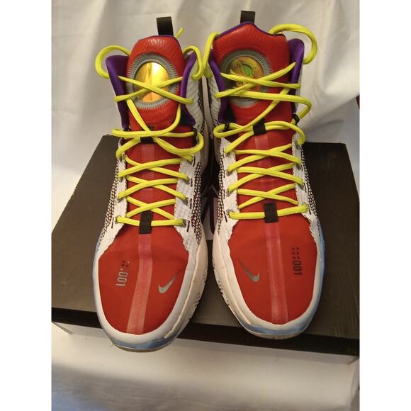 Nike Men's Size 14 Air Zoom GT Jump Multicolor Basketball Sneaker CZ9907-100 - Picture 1 of 9